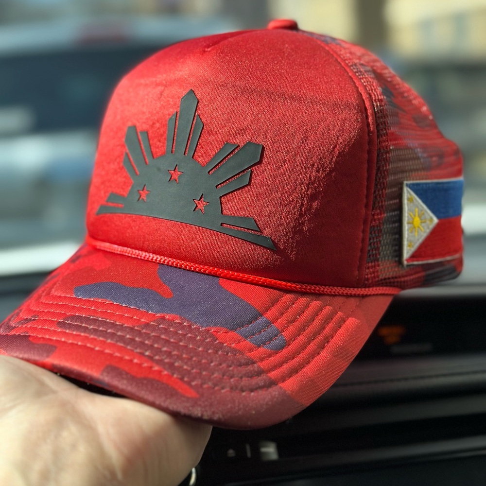 Red Patriotic Trucker Hat